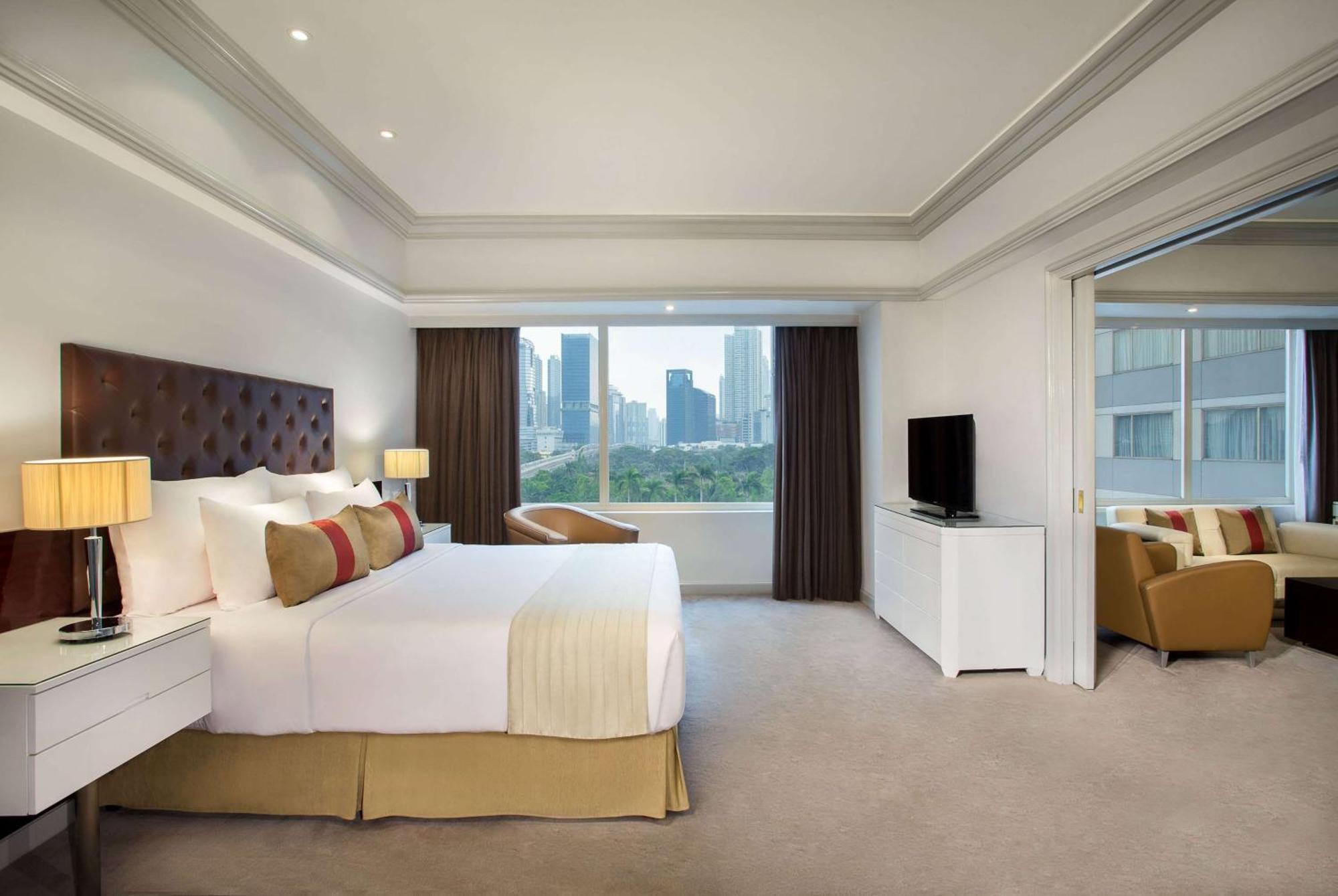 雅加达卡萨布兰卡温德姆酒店 外观 照片 Suite bedroom